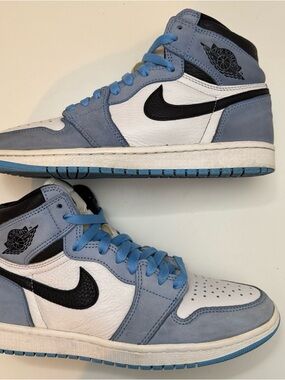 NIKE AIR Jordan 1 Retro High OG University Blue 555088-134 Size 8 Men’s